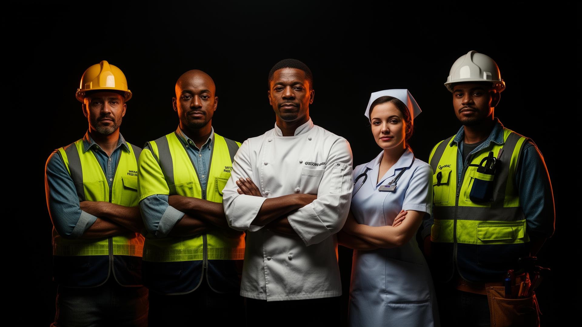 Skilled non-EU workers from construction, hospitality, healthcare and logistics